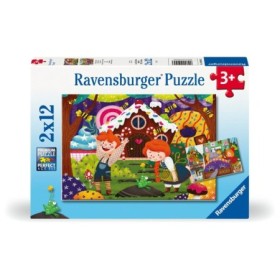 Puzzle povesti cu zane 2x12 piese